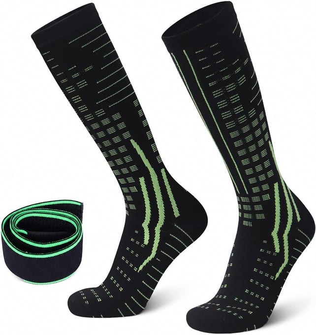 RANDY SUN Merino Wool Knee-High Waterproof Socks